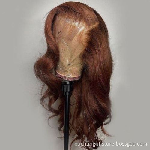 Wholesale Colored Human Hair Wigs, Hd Lace Front Wig, Brown Red Orange Pink Purple Wigs Lace Front Human Hair For Black Women